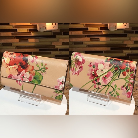 GUCCI Blooms Long Leather Continental Wallet 😍🌸🔥 - Picture 9 of 17
